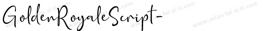 GoldenRoyaleScript字体转换
