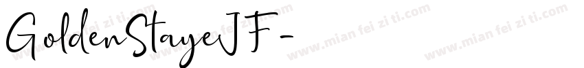 GoldenStayeJF字体转换