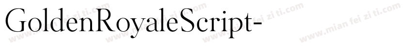 GoldenRoyaleScript字体转换