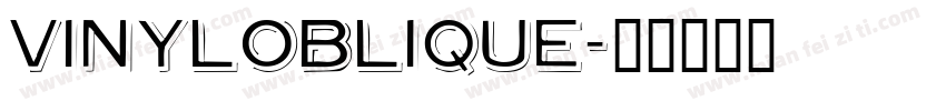 VinylOblique字体转换