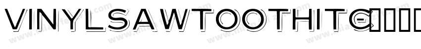 VinylSawtoothITC字体转换