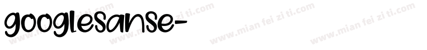 googlesanse字体转换