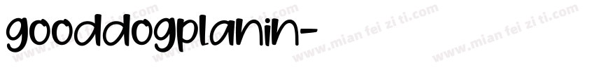 gooddogplanin字体转换