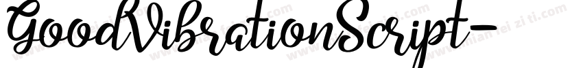GoodVibrationScript字体转换
