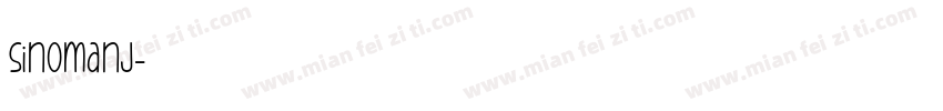 sinomanj字体转换