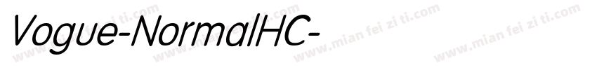Vogue-NormalHC字体转换