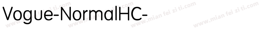 Vogue-NormalHC字体转换
