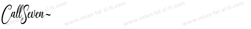 CallSeven字体转换