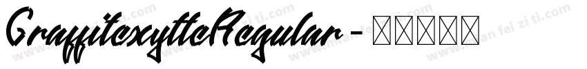 GraffitexytteRegular字体转换