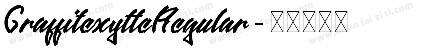 GraffitexytteRegular字体转换