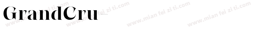 GrandCru字体转换
