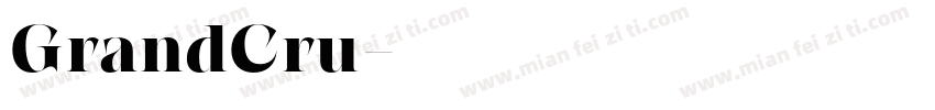 GrandCru字体转换