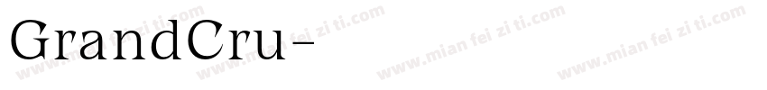 GrandCru字体转换