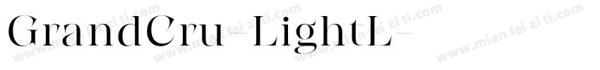 GrandCru-LightL字体转换