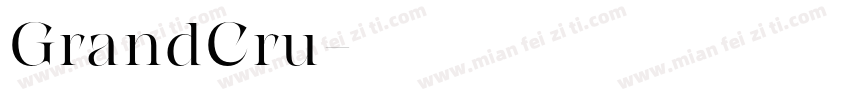 GrandCru字体转换