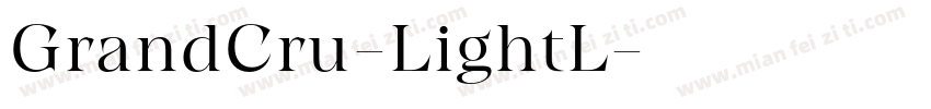GrandCru-LightL字体转换