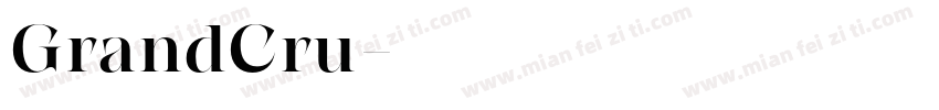 GrandCru字体转换