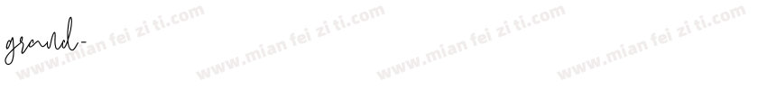 grand字体转换