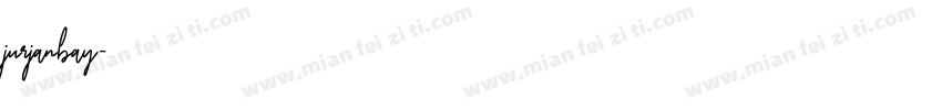 jurjanbay字体转换