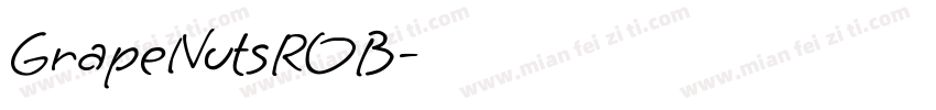 GrapeNutsROB字体转换