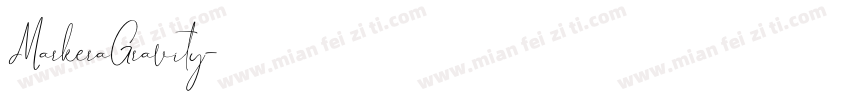 MarkeraGravity字体转换