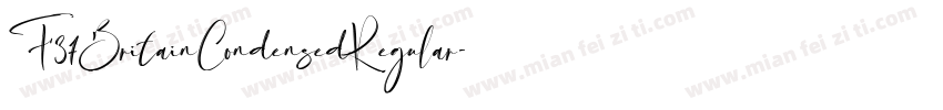 F37BritainCondensedRegular字体转换