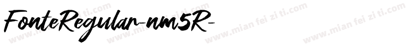 FonteRegular-nm5R字体转换