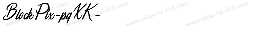 BlockPix-pqXK字体转换
