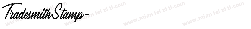 TradesmithStamp字体转换
