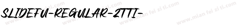Slidefu-Regular-2tti字体转换