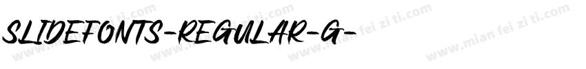 SlideFonts-Regular-G字体转换