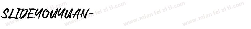 slideyouyuan字体转换