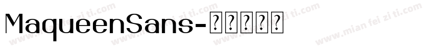 MaqueenSans字体转换