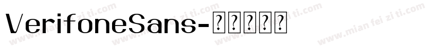 VerifoneSans字体转换