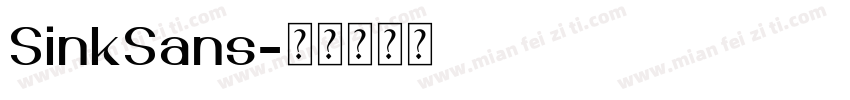 SinkSans字体转换