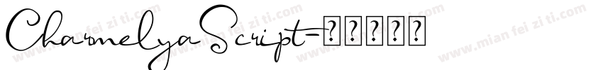 CharmelyaScript字体转换