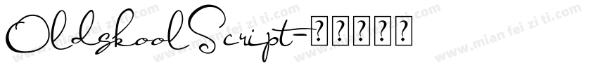 OldskoolScript字体转换