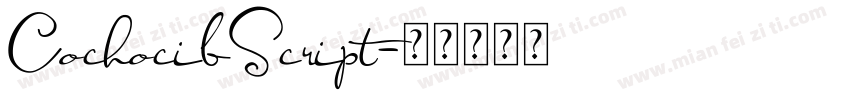 CochocibScript字体转换