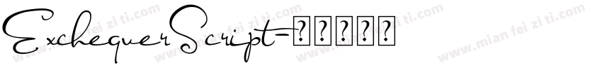 ExchequerScript字体转换