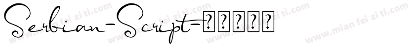 Serbian-Script字体转换