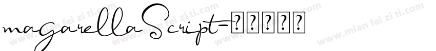 magarellaScript字体转换