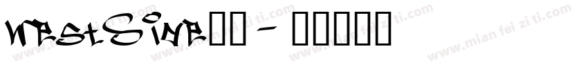 WestSide字体字体转换