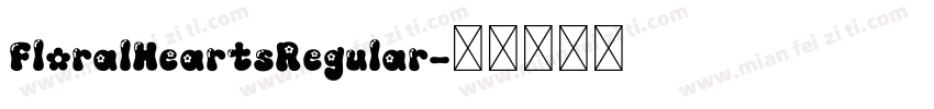 FloralHeartsRegular字体转换
