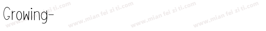 Growing字体转换