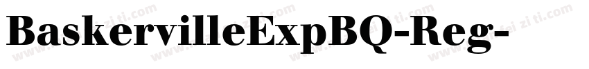 BaskervilleExpBQ-Reg字体转换