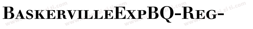 BaskervilleExpBQ-Reg字体转换