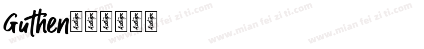 Guthen字体转换