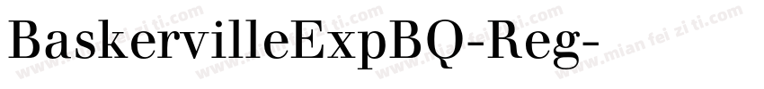 BaskervilleExpBQ-Reg字体转换