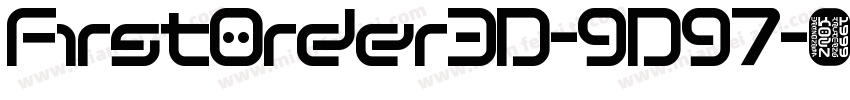 FirstOrder3D-9D97字体转换