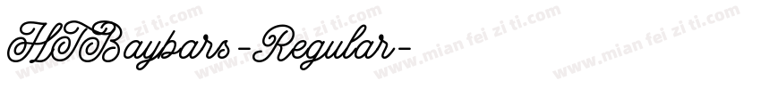 HTBaybars-Regular字体转换